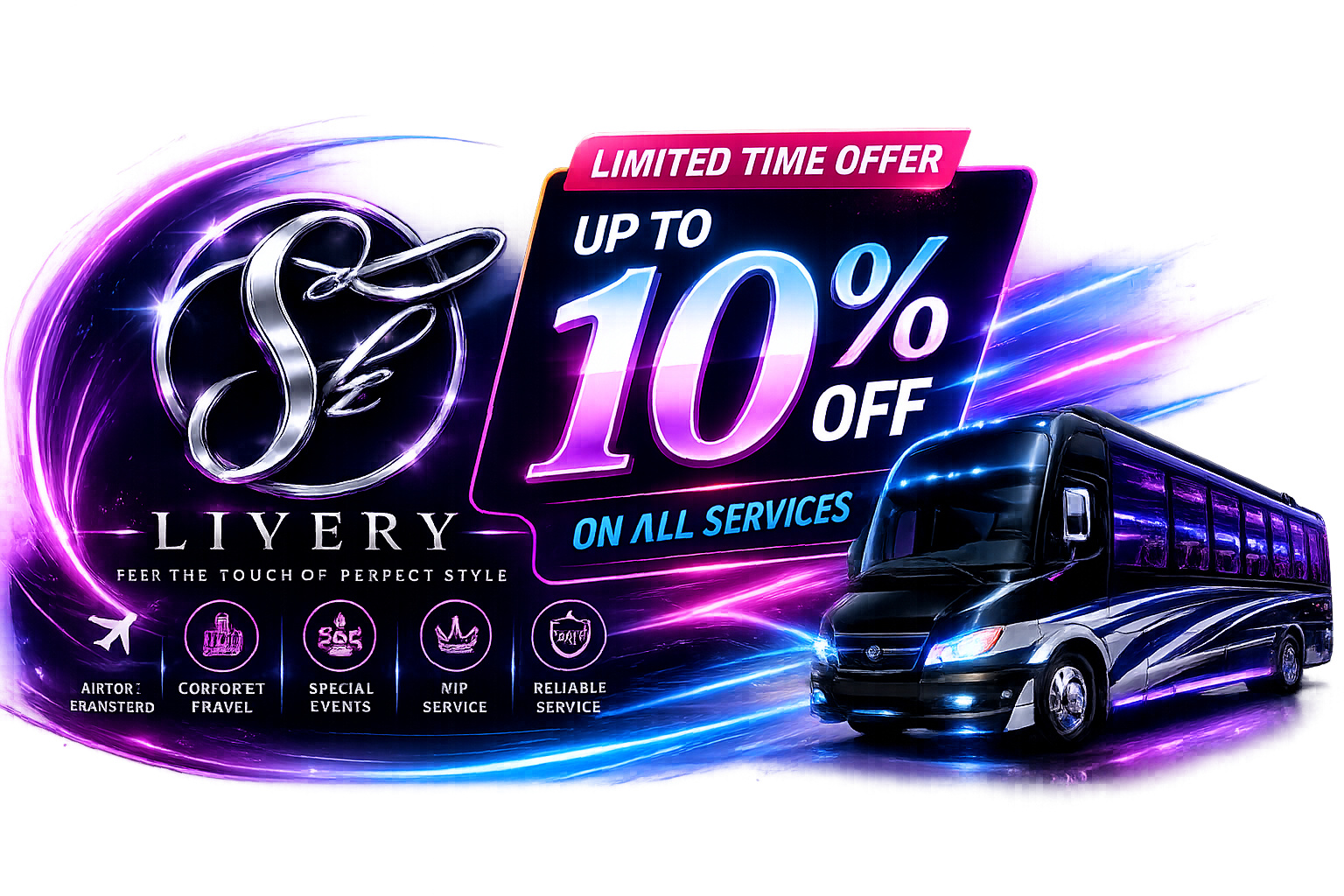 Stark Limousine & Sprinter Party Buses Offers